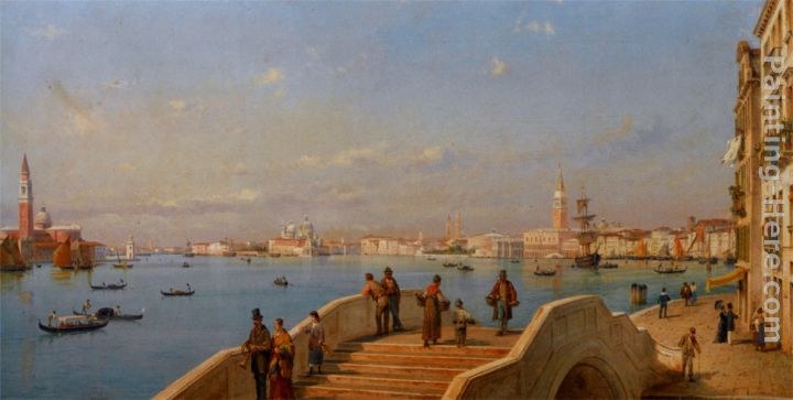 Luigi Querena View of the Lagoon